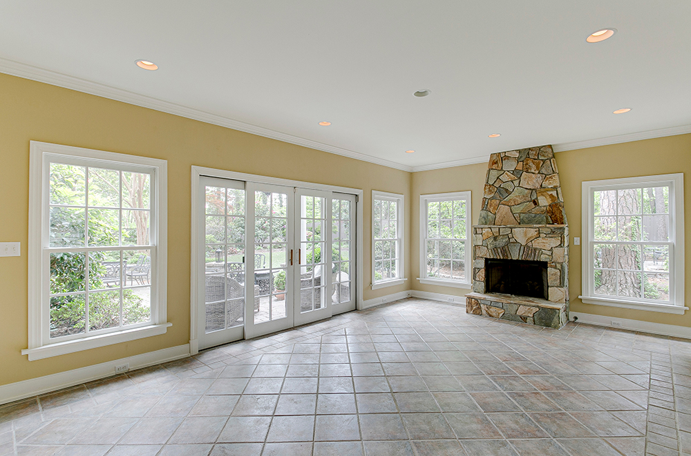 custom remodeling to convert a screened porch into a sunroom